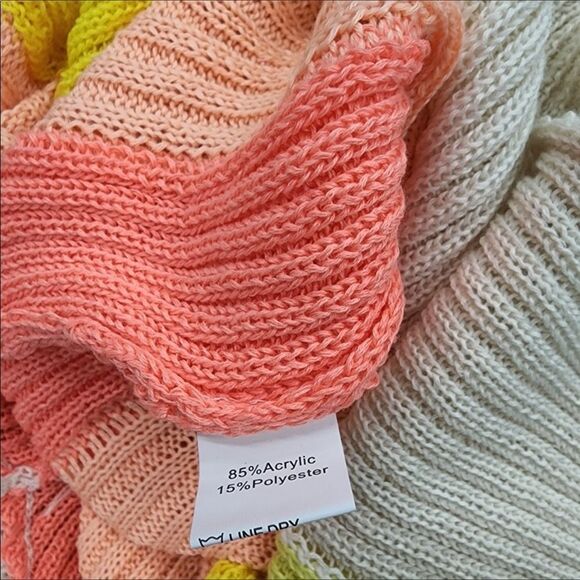 Macy's Crochet Multi Colored Summer BodySuit - Picture 2 of 3